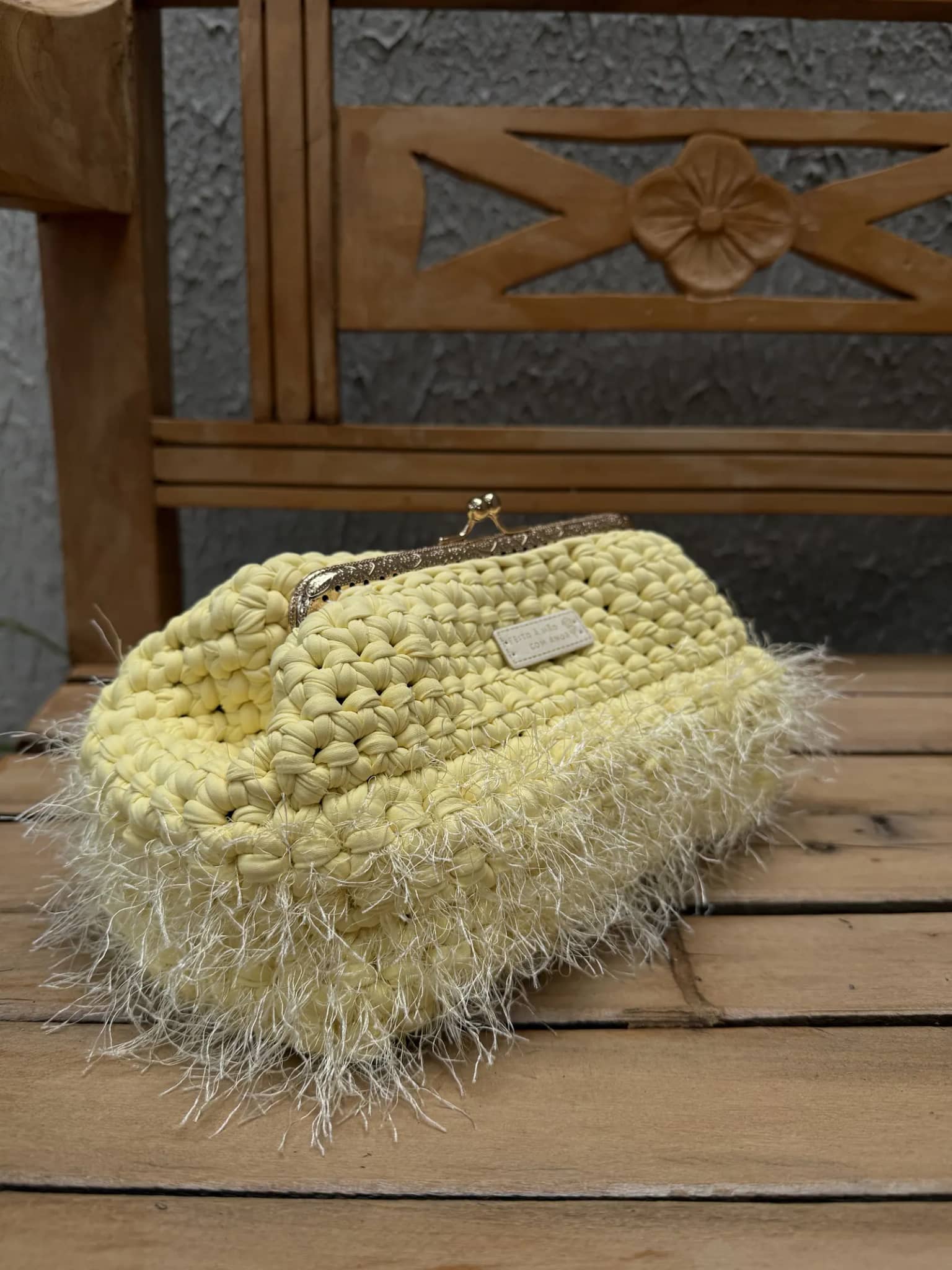 Bolsa Clutch amarela, foto 2