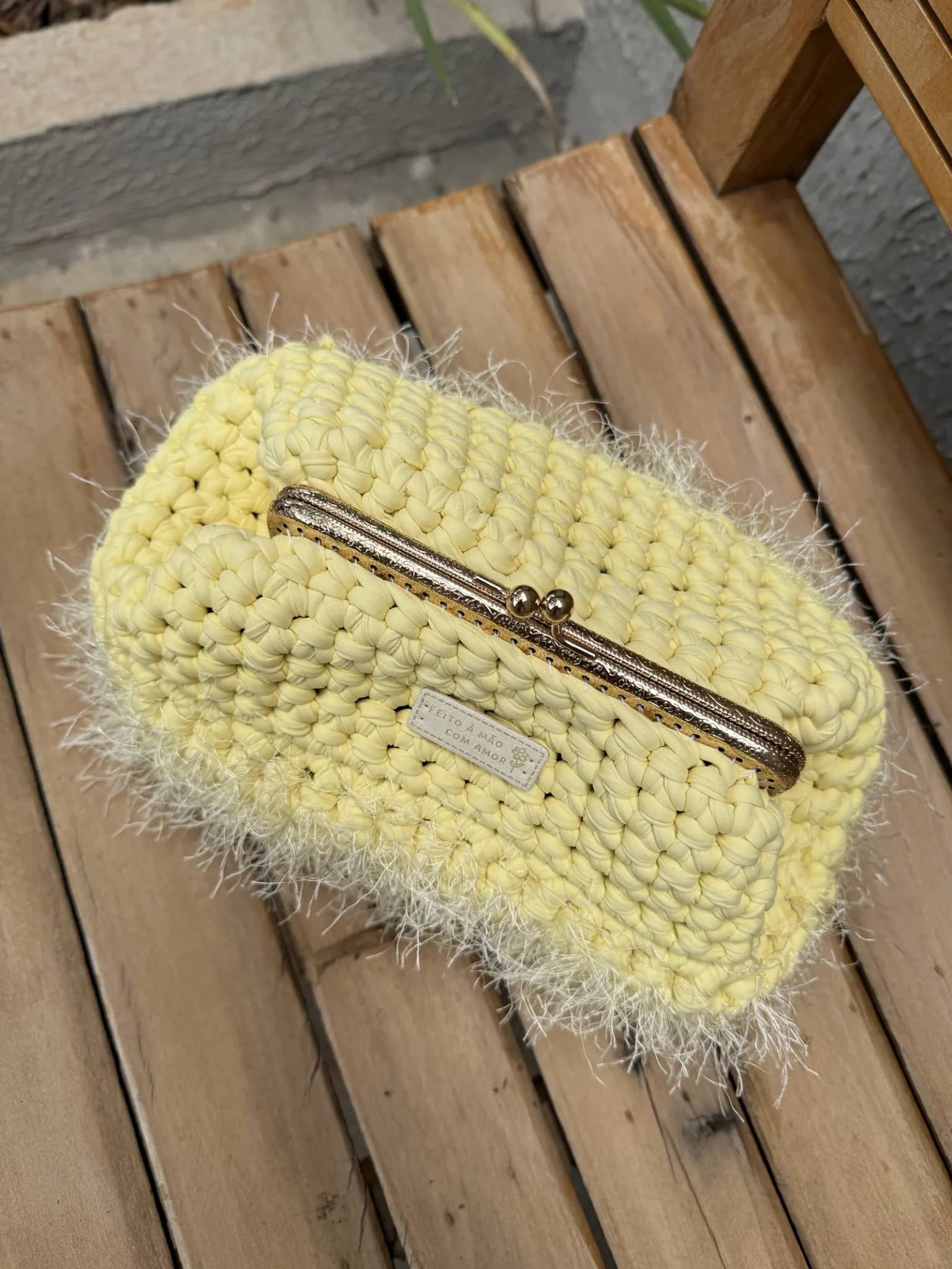 Bolsa Clutch amarela, foto 3