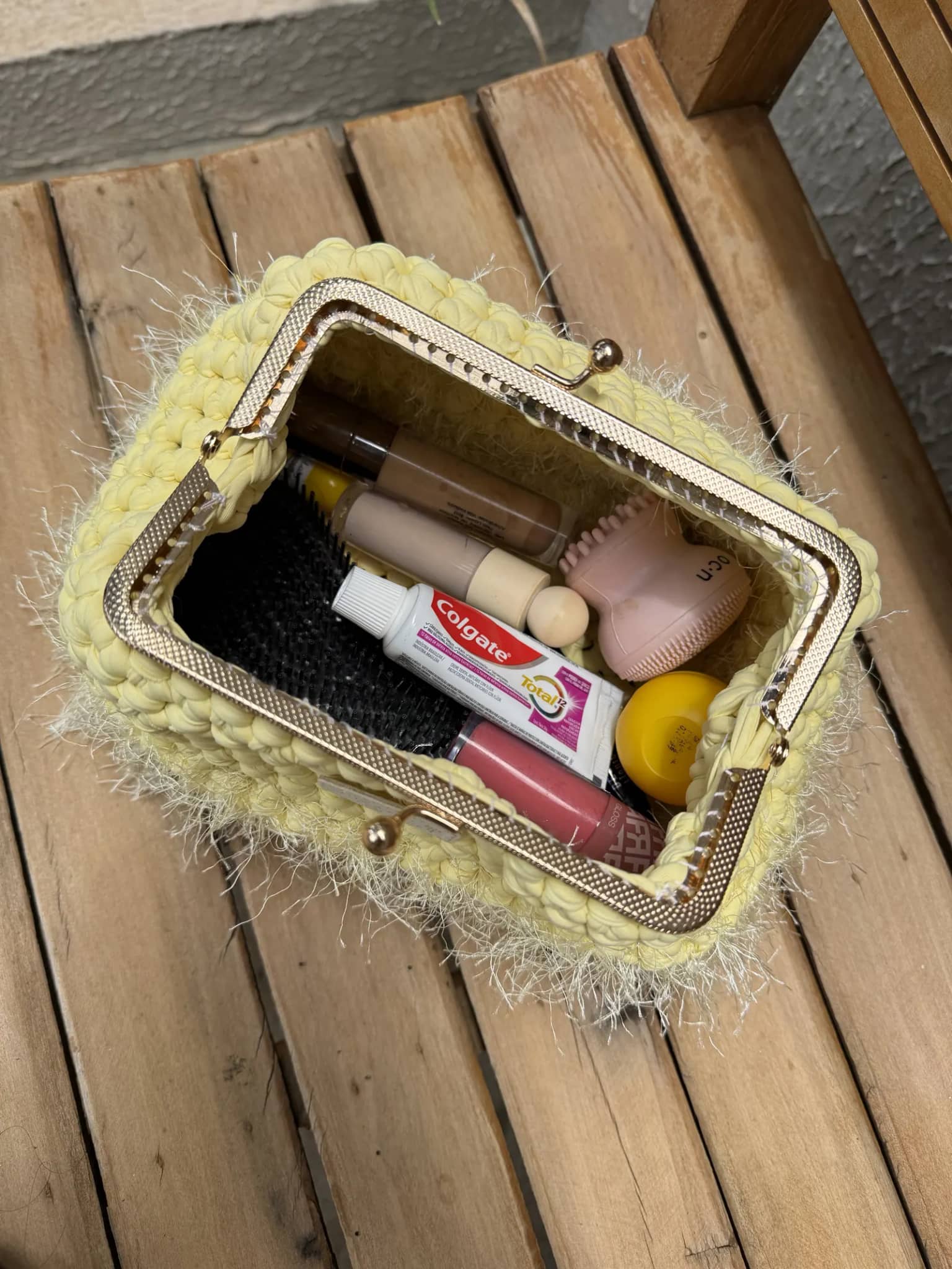 Bolsa Clutch amarela, foto 5